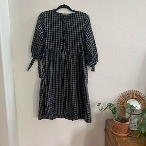 Clad and Cloth Gingham Midi Dress